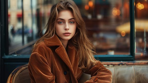 Chic et cosy : découvrez le manteau velours côtelé femme